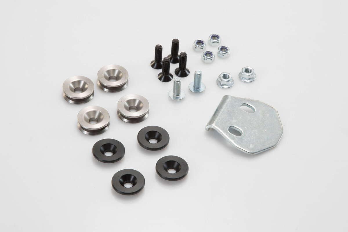 SW-Motech Adapter Kit Voor Montage TRAX ADV / ION / EVO Topkoffers op SW-Motech ADVENTURE-RACK