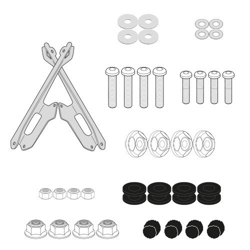 Givi Bevestigingskit D5142KIT voor 5142DT windscherm BMW CE 04 vanaf 2022