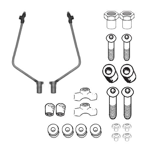 Givi Bevestigingskit A106A Voor montage AIRSTAR windscherm Piaggio BEVERLY 500 vanaf 2003