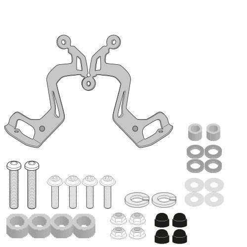 Givi Bevestigingskit A3126A Voor montage 3122S windscherm Suzuki Gsx-8S vanaf 2023