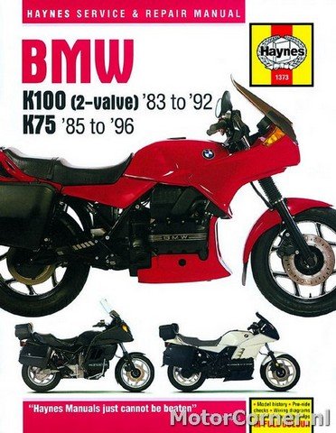 Werkplaatsboek Haynes BMW K100 & K75 2-valve 1985 tot 1995