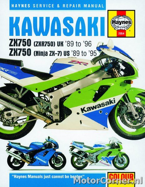 Werkplaatsboek Haynes Kawasaki ZX750 , Ninja ZX-7 en ZXR750 (89-96)