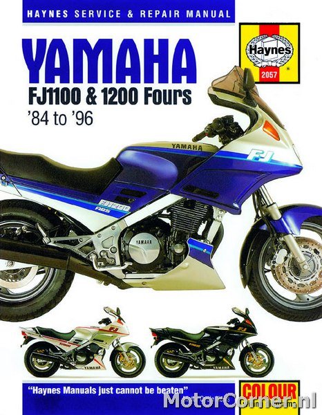 Werkplaatsboek Haynes Yamaha FJ1100 en 1200 (84-96)