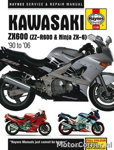 Werkplaatsboek Haynes Kawasaki ZZR600 1990 tot 2006