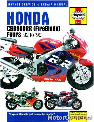 Werkplaatsboek Haynes Honda CBR900RR FireBlade (92-99)