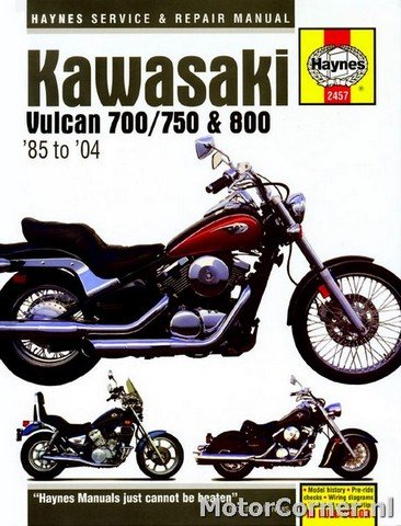 Werkplaatsboek Haynes Kawasaki VN700, VN750 & VN800 Vulcan