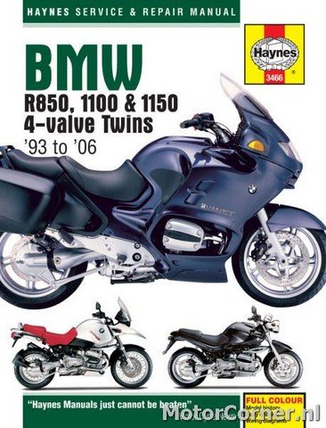 Werkplaatsboek Haynes BMW R850, R1100 & R1150 modellen  1993 tot 2006