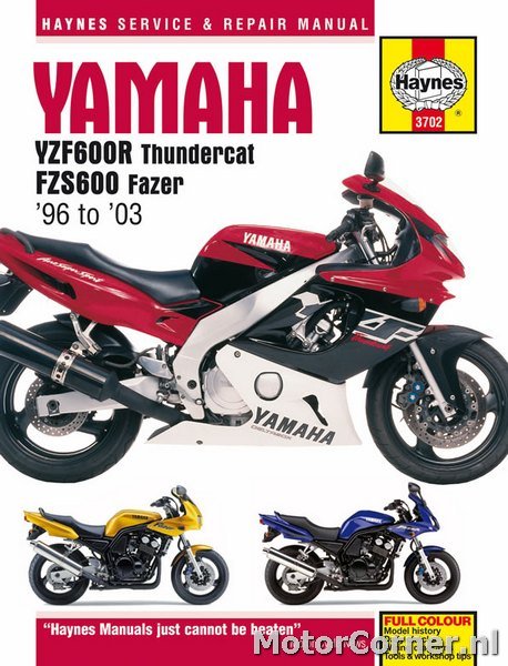Werkplaatsboek Haynes Yamaha YZF600R Thundercat en FZS600 Fazer (96-03)