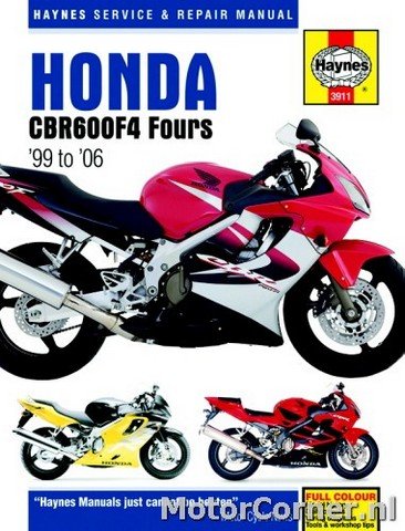 Werkplaatsboek Haynes Honda CBR600F 1999 tot 2006