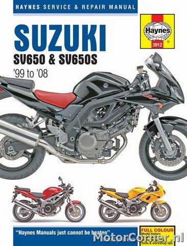 Werkplaatsboek Haynes Suzuki SV650 van 1999 tot 2008