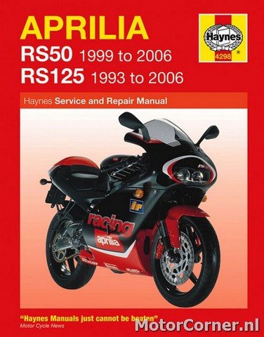Werkplaatsboek Haynes Aprilia RS50/125 1993 tot 2006