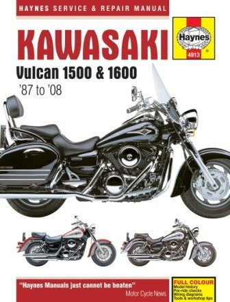 Werkplaatsboek Haynes Kawasaki VN1500 en VN1600 Vulcan