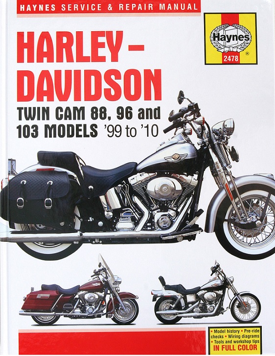 Werkplaatsboek Haynes Harley Davidson 88 , 96 en 103 Twin Cam  99 / 10