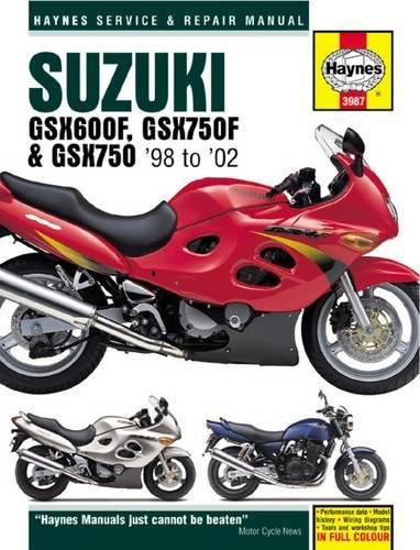 Werkplaatsboek Haynes SUZUKI , GSX600F , GSX750F en GSX750 (3987)