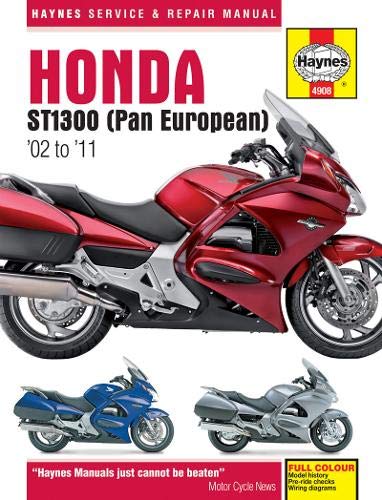 Werkplaatsboek Haynes Honda ST1300 PAN EUROPEAN 2002 tot 2011 (4908)