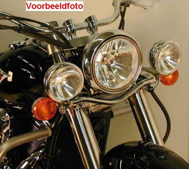 Hepco & Becker Custom Twinlight Set chroom voor Kawasaki VN1500/ VN1600 MEAN STREAK
