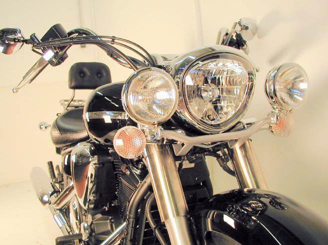 Hepco & Becker Custom Twinlight Set chroom voor Yamaha XVS1300 Midnight Star