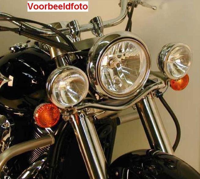 Hepco & Becker Custom Twinlight Set chroom voor Yamaha XVS650