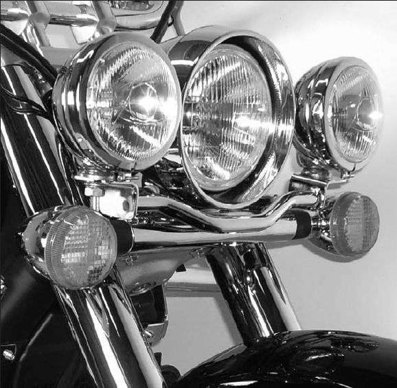 Hepco & Becker Custom Twinlight Set chroom voor Honda VT750 vanaf 2004 tot 2007
