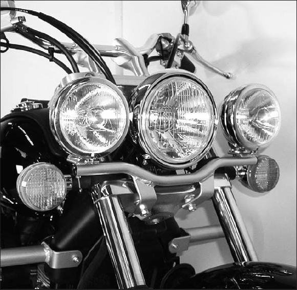 Hepco & Becker Custom Twinlight Set chroom voor Honda VT750DC Shadow Spirit vanaf 2007