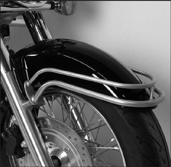 Hepco & Becker Spatbordbescherming chroom voor Honda VT750 vanaf 2004 tot 2007
