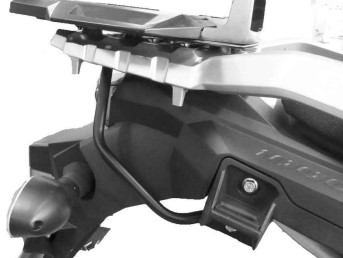 Hepco&Becker Topdrager zwart verstevigingsbeugelset voor Suzuki DL650 / XT vanaf 2017