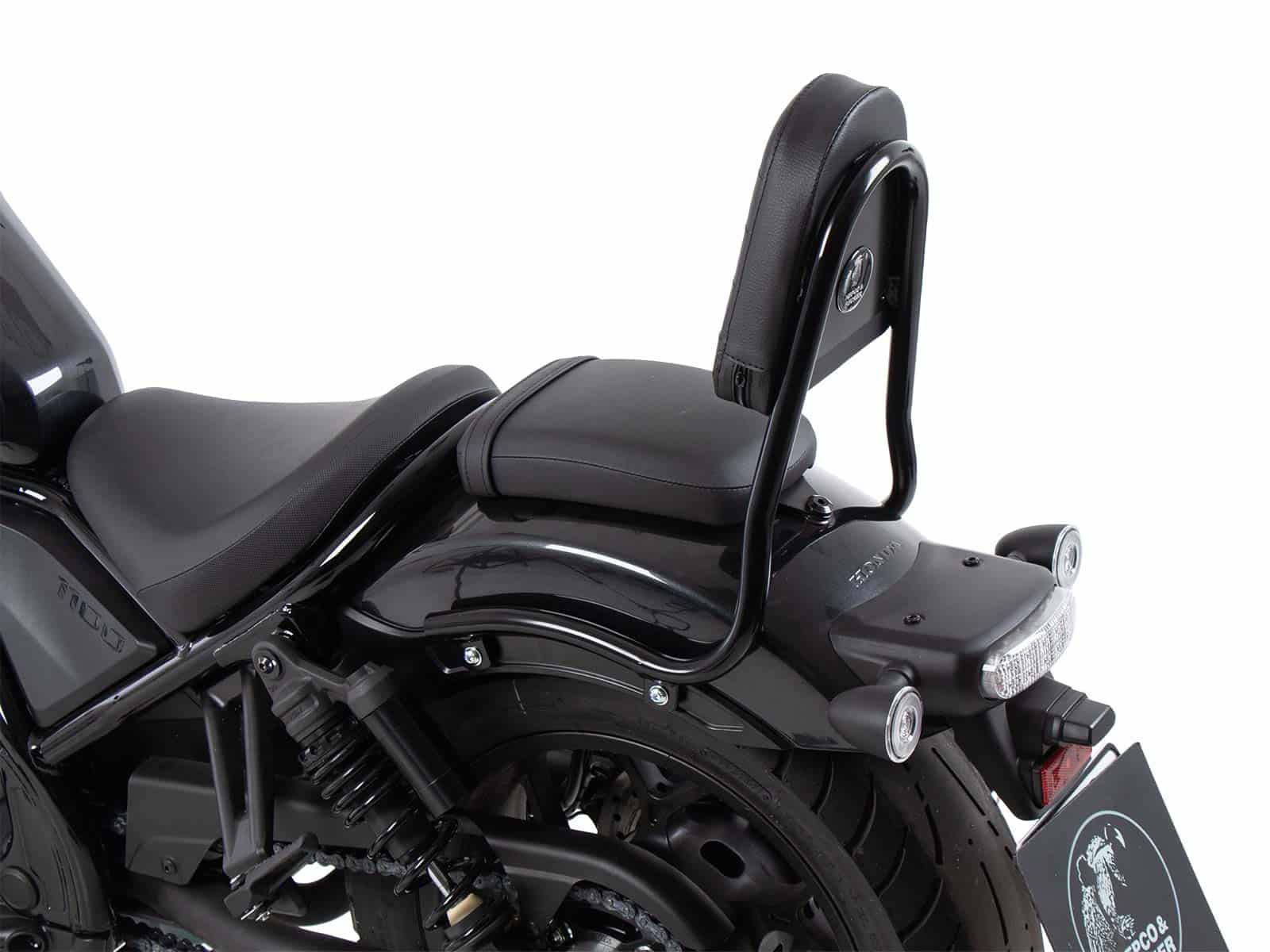 Hepco&Becker Sissybar zonder rekje zwart voor Honda CMX1100 Rebel vanaf 2021