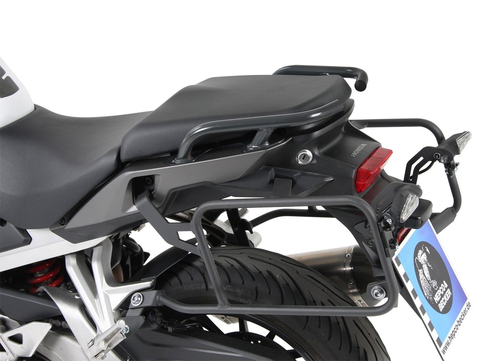 Hepco&Becker Duopassagier handgreep antraciet voor Honda Crossrunner VFR800X vanaf 2015