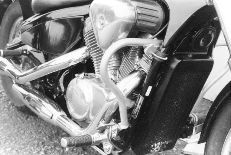 Hepco&Becker Valbeugel chroom voor Honda VT600C vanaf 1988 tot 2000