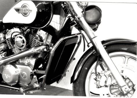 Hepco&Becker Valbeugel chroom voor Honda VT1100C vanaf 1988 tot 1994