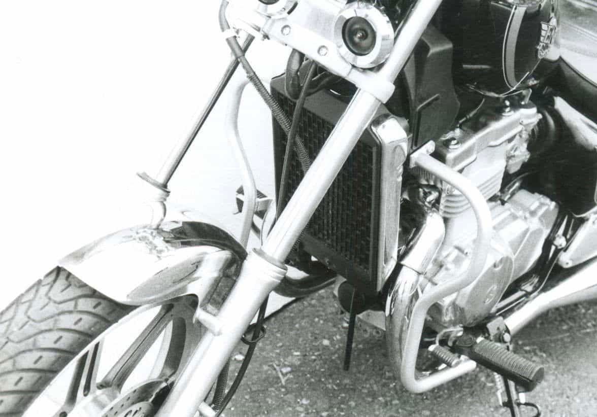 Hepco&Becker Valbeugel chroom voor Kawasaki EN500 vanaf 1990 tot 1995