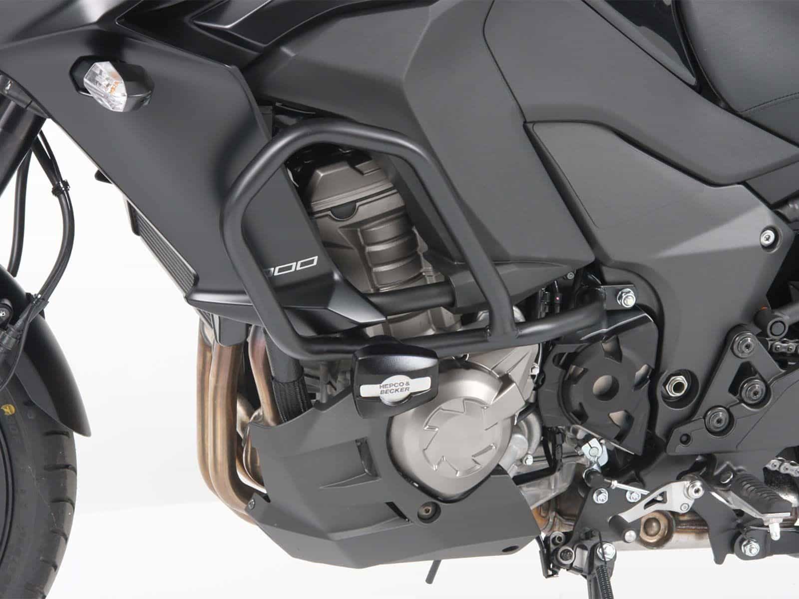 Hepco&Becker Valbeugel zwart incl. protection pad voor Kawasaki Versys 1000 vanaf 2015 tot 2018