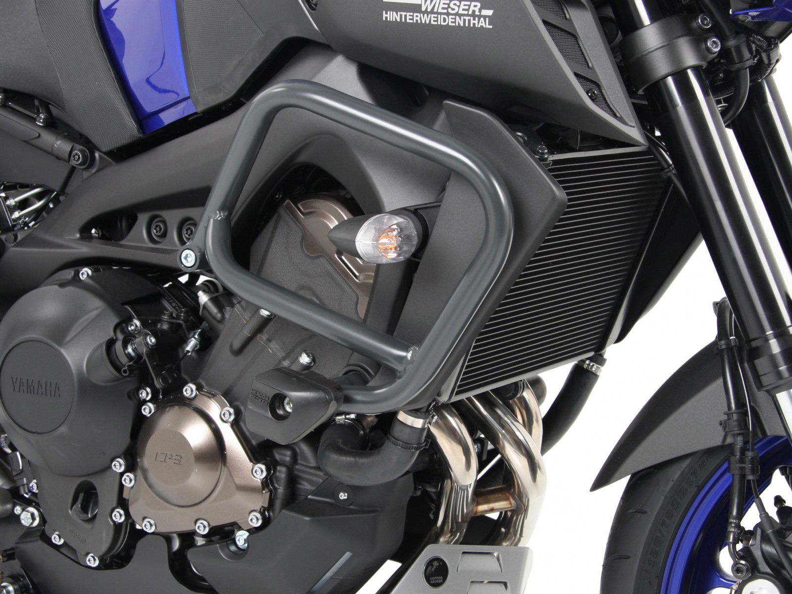 Hepco&Becker Valbeugel antraciet voor Yamaha MT tot 2009 SP â€™18 tot 2020