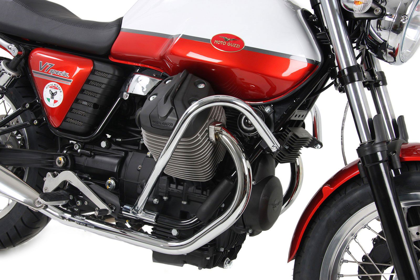 Hepco&Becker Valbeugel chroom voor Moto Guzzi V7 classic / V7 Cafe Classic / V7 Special vanaf 2008 tot 2014