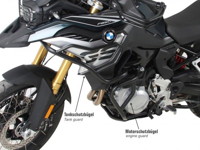 Hepco&Becker Valbeugel zwart voor BMW F850GS vanaf 2018 tot 2023