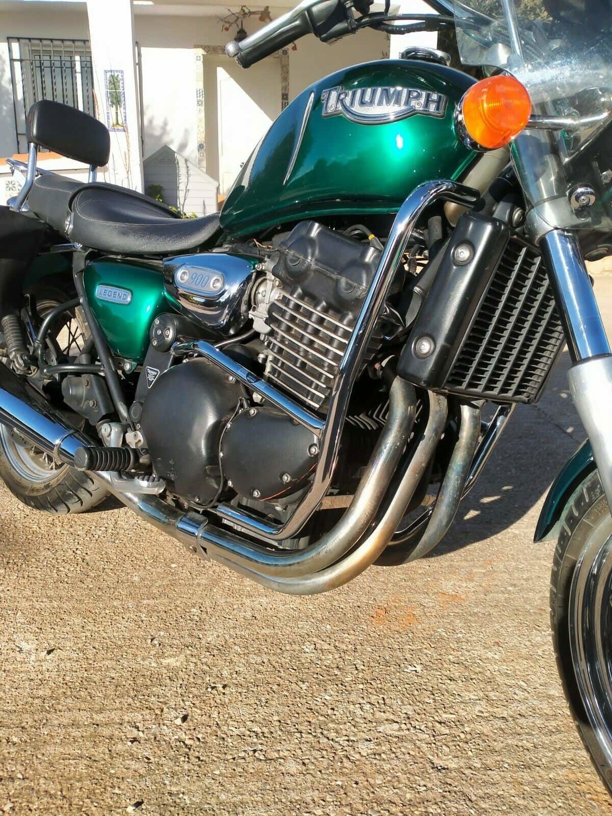 Hepco&Becker Valbeugel chroom voor Triumph Thunderbird/ Legend TT vanaf 1995 tot 1998