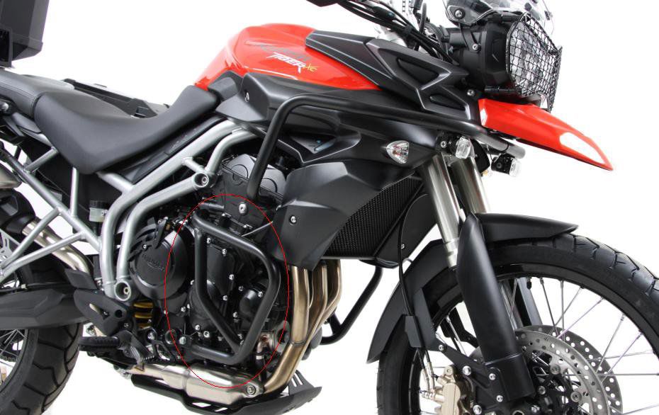Hepco&Becker Valbeugel zwart voor Triumph TIGER 800 / XC vanaf 2010 tot 2014