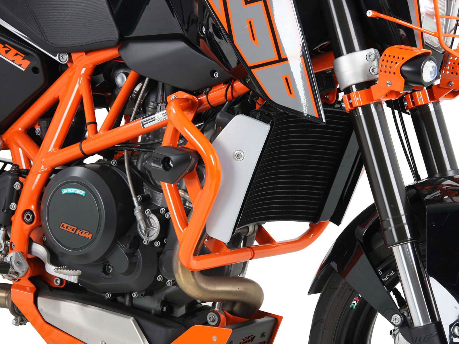 Hepco&Becker Valbeugel oranje voor KTM DUKE 390 vanaf 2013 tot 2016