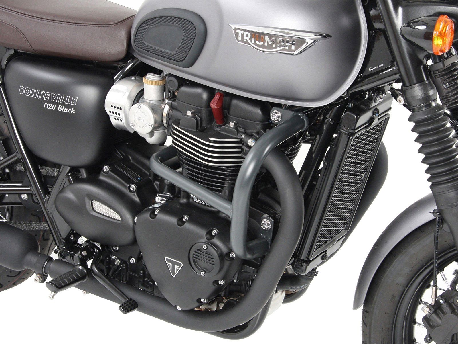 Hepco&Becker Valbeugel zwart voor Triumph Bonneville T100/ Black vanaf 2017