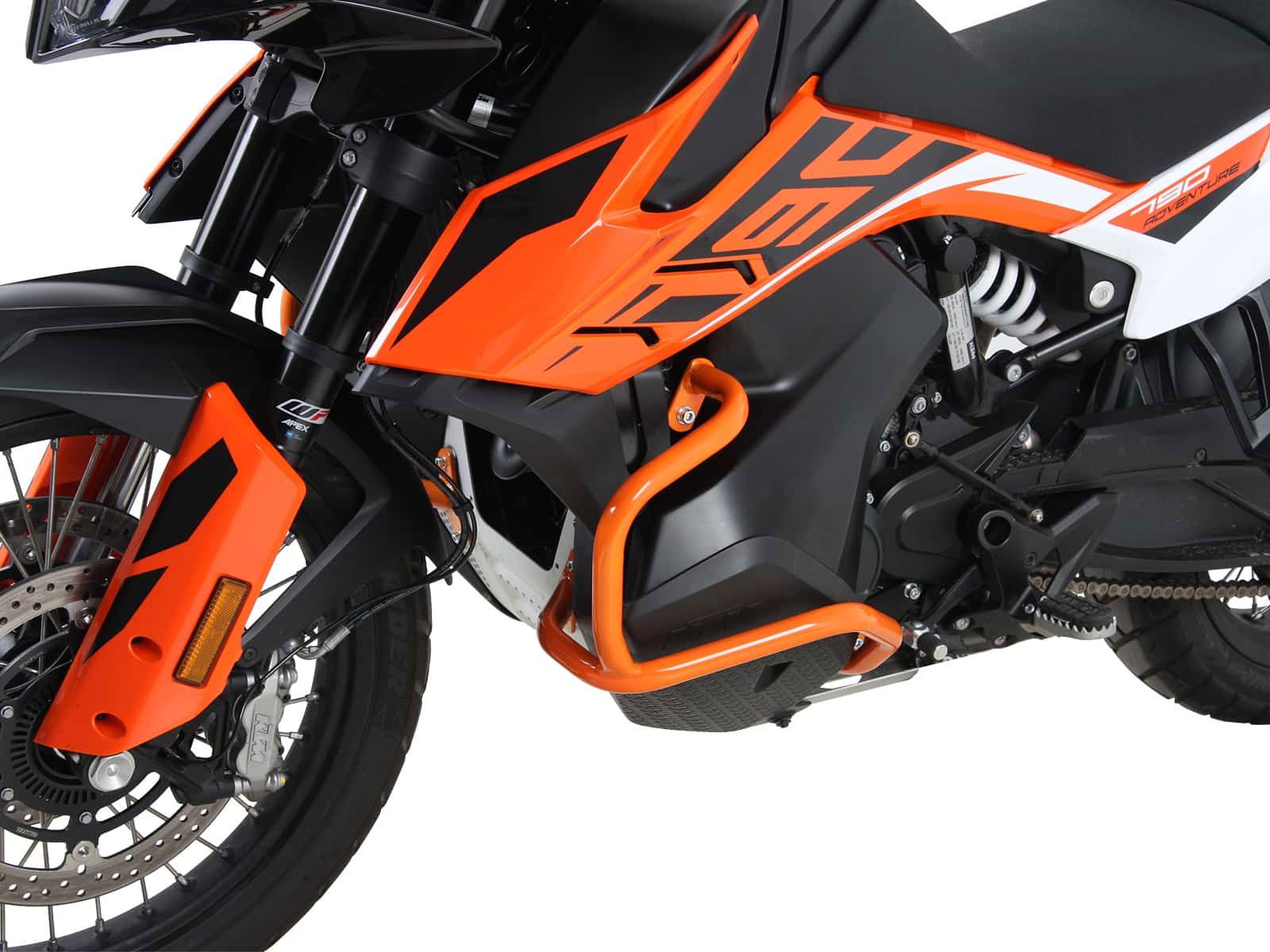 Hepco&Becker Valbeugel oranje voor KTM 790 Adventure/R vanaf 2019