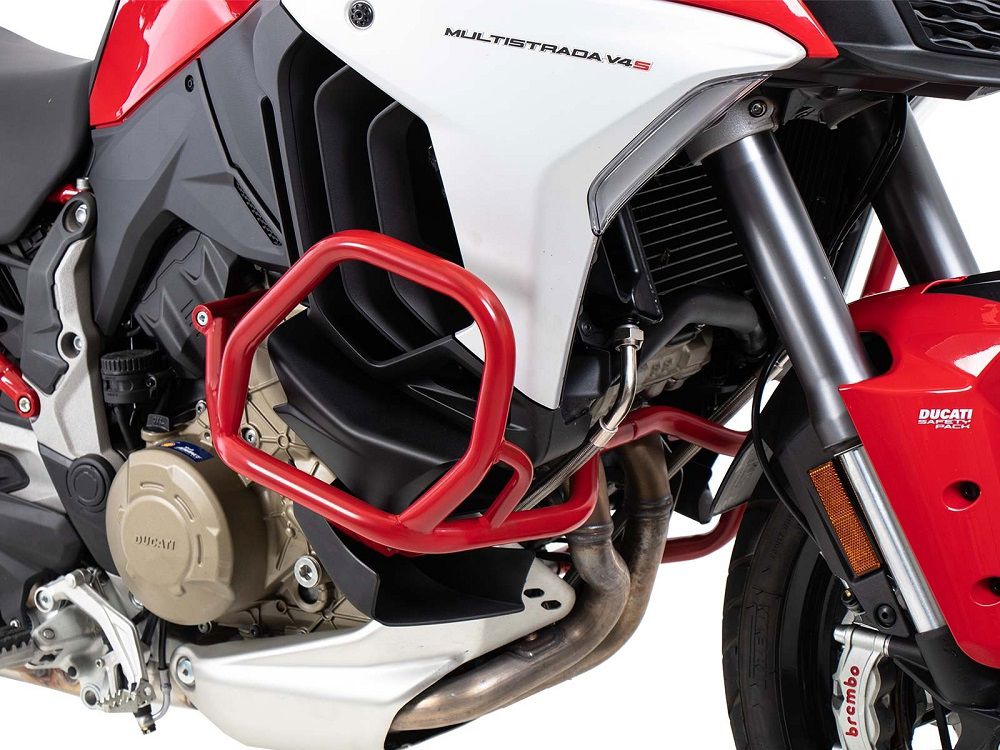 Hepco&Becker Valbeugel rood voor Ducati Multistrada V4 / S / S Sport vanaf 2021
