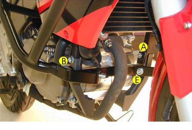 Hepco&Becker Valbeugel zwart voor Honda CBR125R vanaf 2007 tot 2010