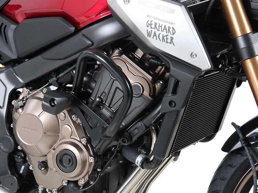 Hepco&Becker Valbeugel zwart incl. protection pad voor Honda CB650R vanaf 2021 tot 2023