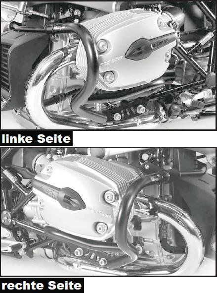 Hepco&Becker Valbeugel zwart voor BMW R1200R vanaf 2011 tot 2014