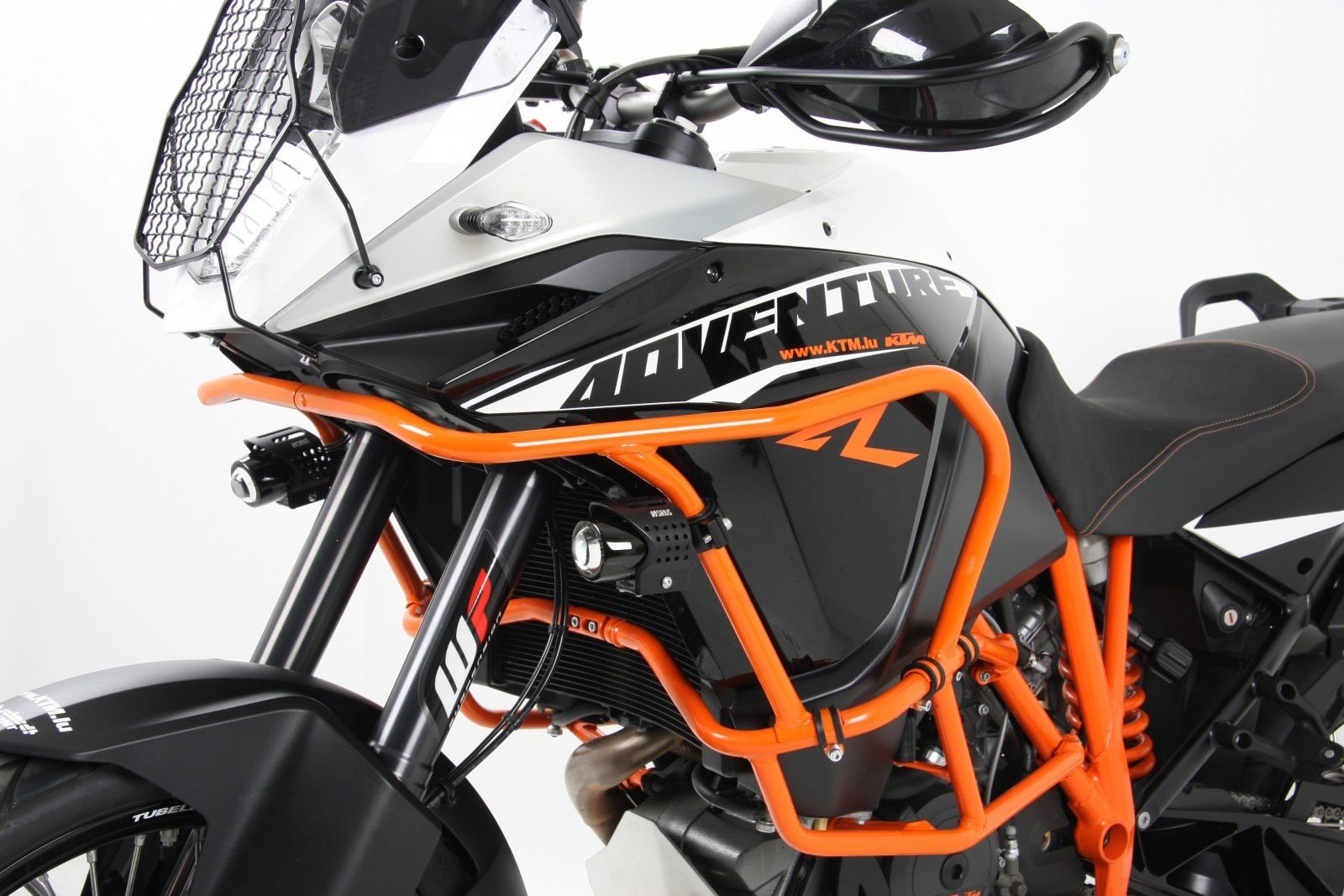 Hepco&Becker Valbeugel oranje boven (tank guard) voor KTM 1190 Adventure R vanaf 2013