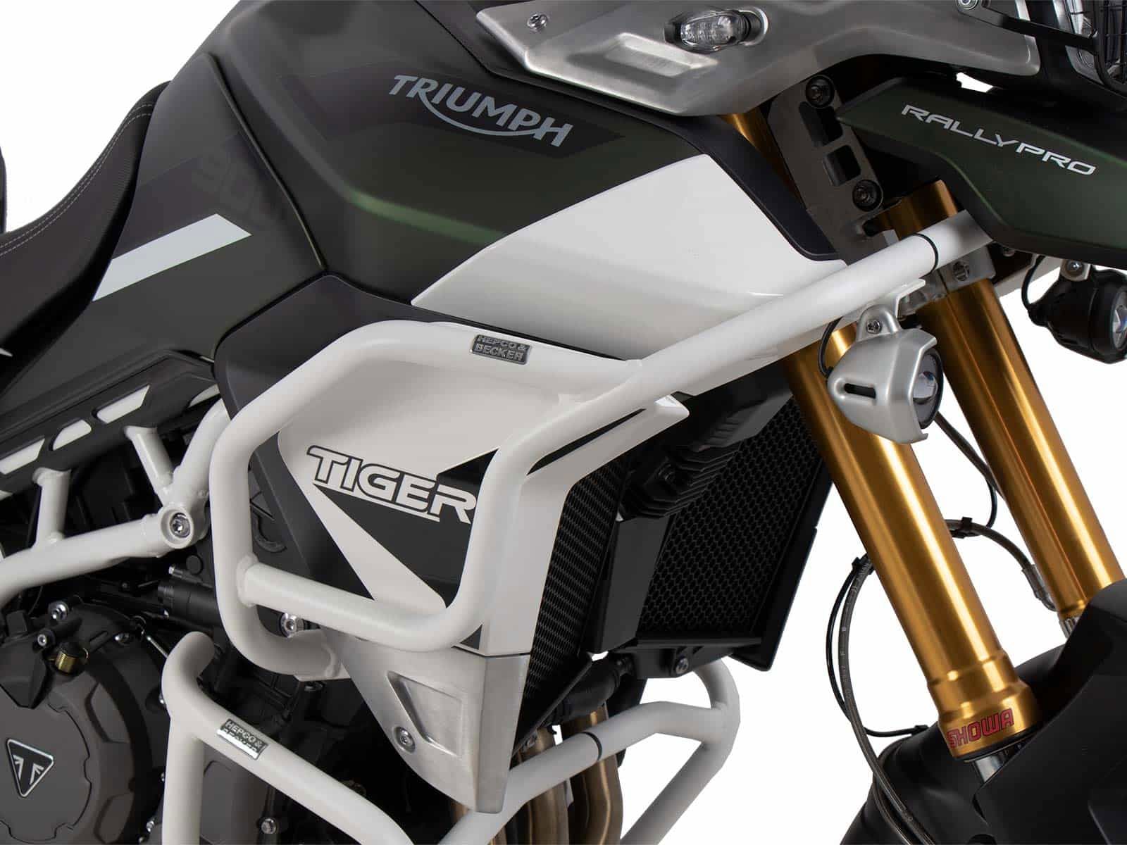 Hepco&Becker Valbeugel wit (tank) voor Triumph Tiger 850 Sport vanaf 2021