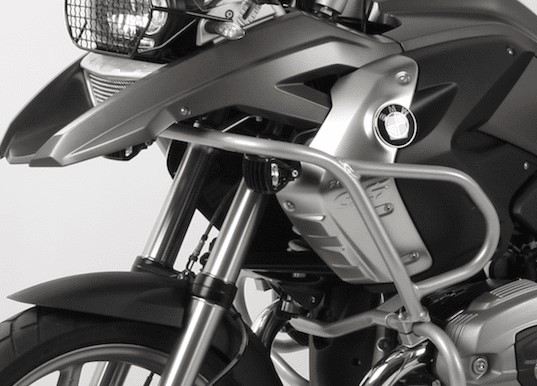 Hepco&Becker Valbeugel zilver boven (tank guard) voor BMW R1200GS vanaf 2008 tot 2012