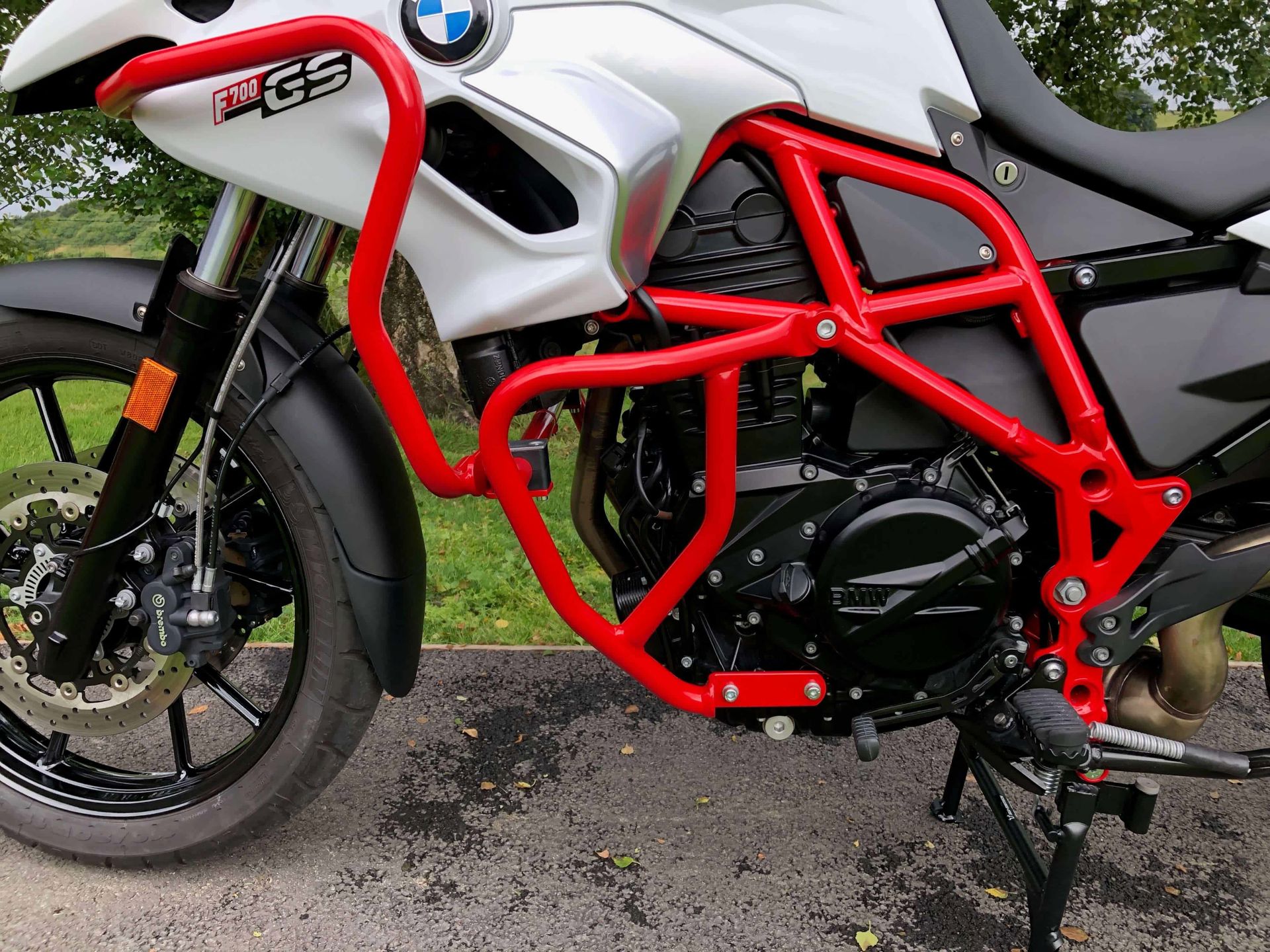 Hepco&Becker Valbeugel rood voor BMW F800GS vanaf 2008 tot 2018