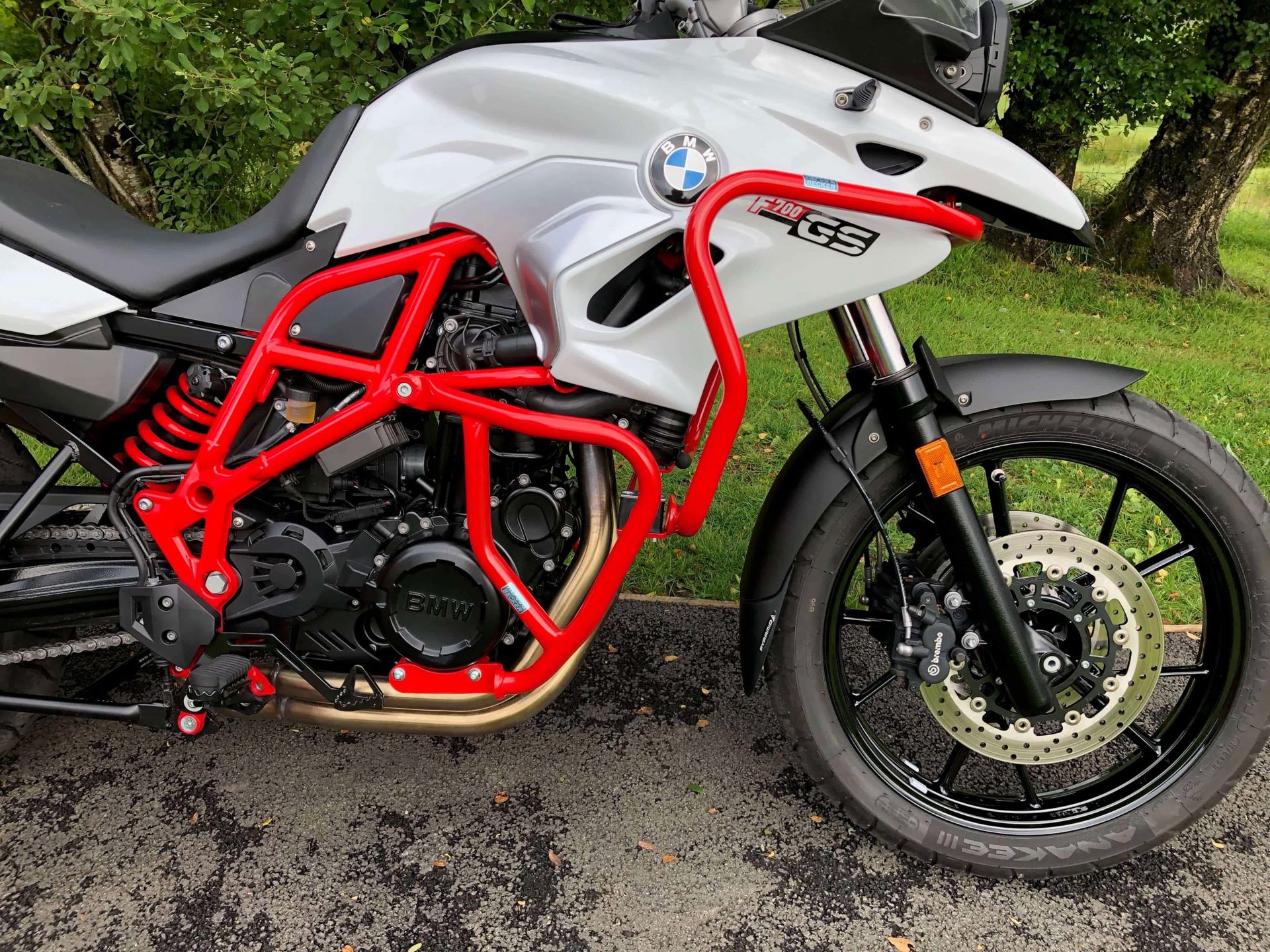 Hepco&Becker Valbeugel rood boven voor BMW F650GS vanaf 2008 tot 2011 / F700GS vanaf 2012 tot 2017 / F800GS vanaf 2008 tot 2016