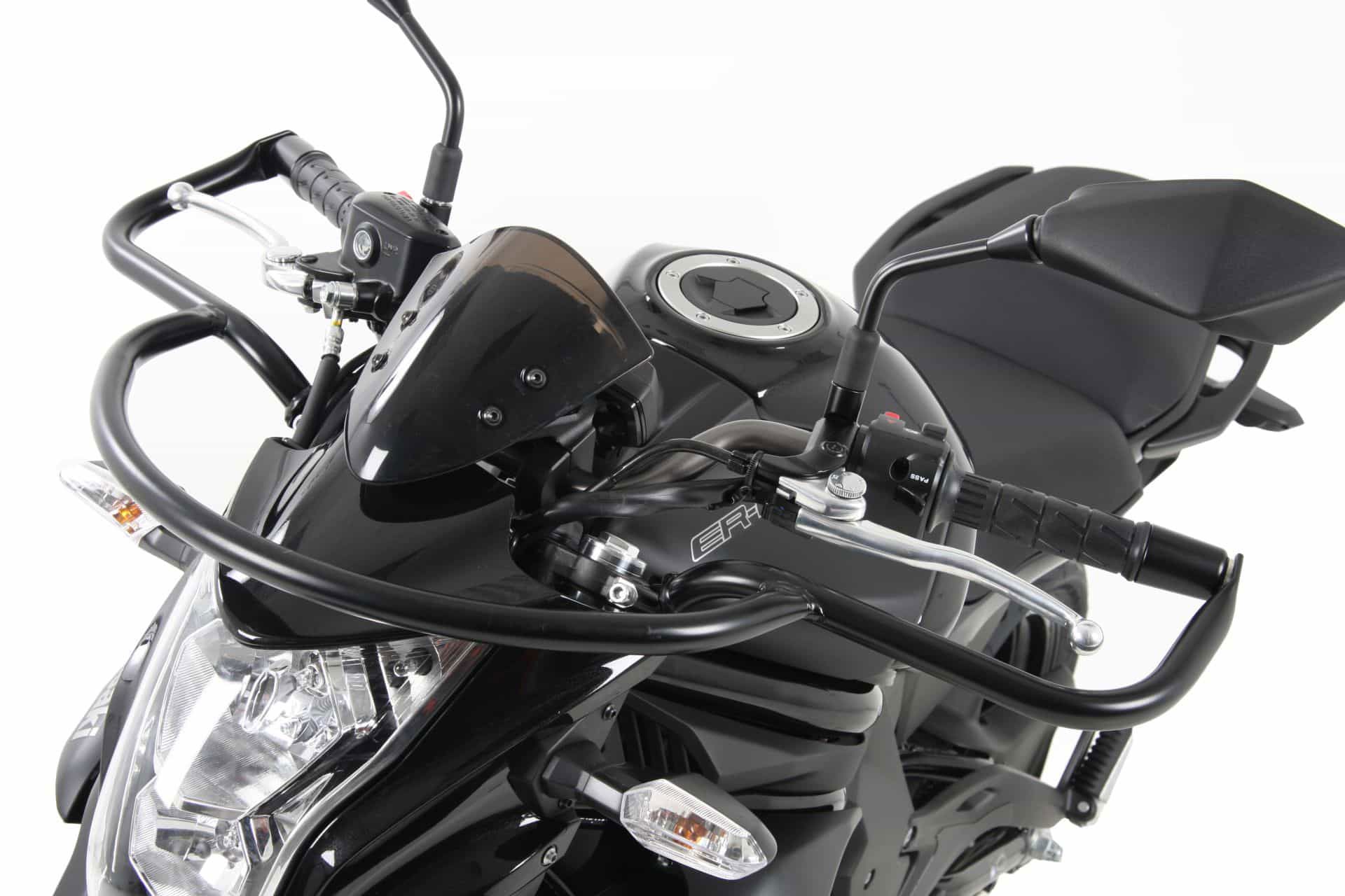 Hepco&Becker Valbeugel voorzijde zwart voor Kawasaki ER tot 206N vanaf 2009 tot 2016